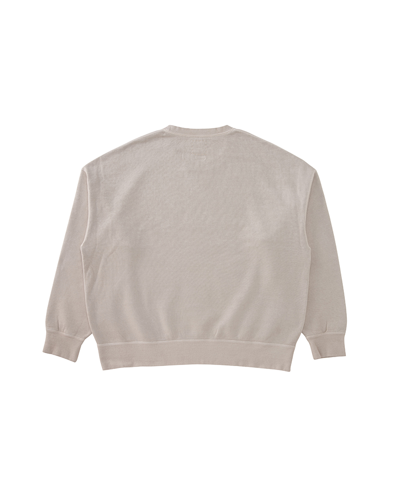 AMPLUS SB SWEAT L/S (U.D.) OFF WHITE 1