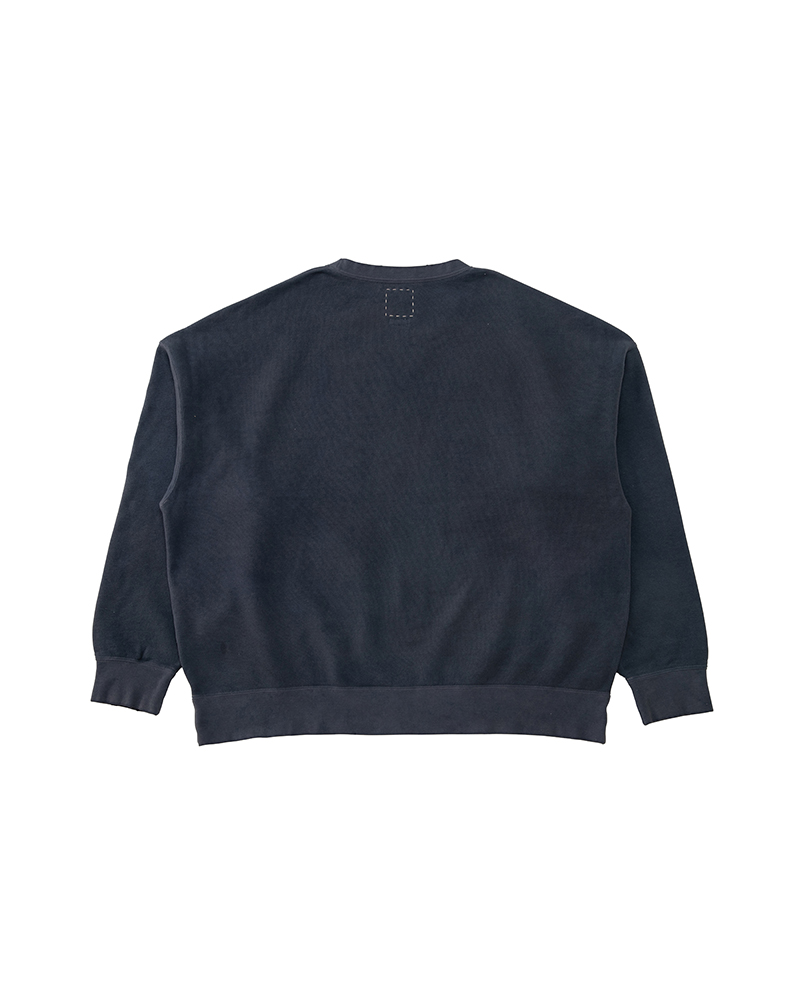 AMPLUS SB SWEAT L/S (U.D.) NAVY 1