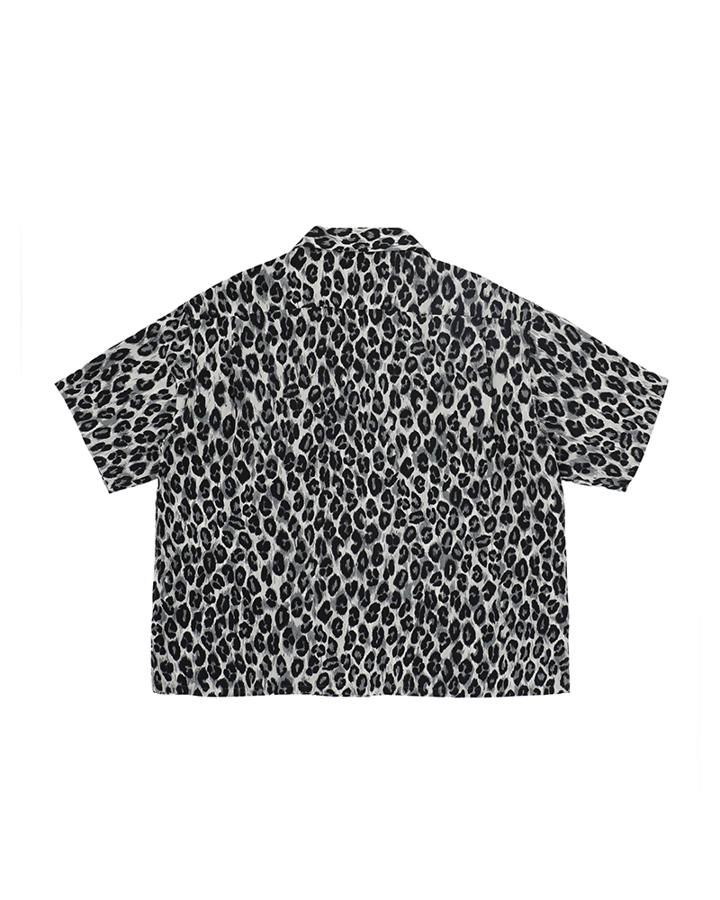 CROSBY SHIRT S/S LEOPARD (CHIRIMEN) GREY 1