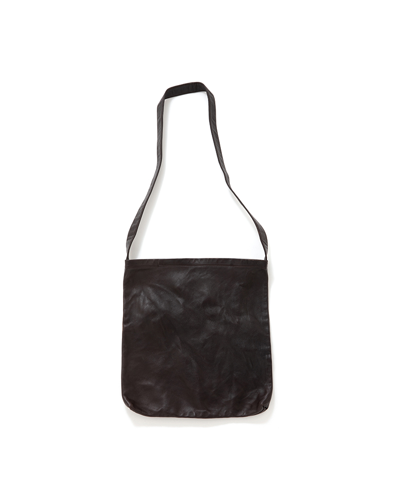 RECORD BAG DMGD (IT VEG.H) DK.BROWN -
