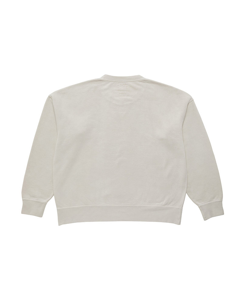 JUMBO SB SWEAT L/S DMGD (U.D.) OFF WHITE 1