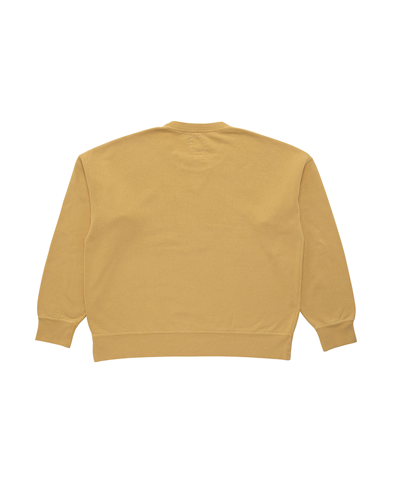 JUMBO SB SWEAT L/S DMGD (U.D.) MUSTARD 1