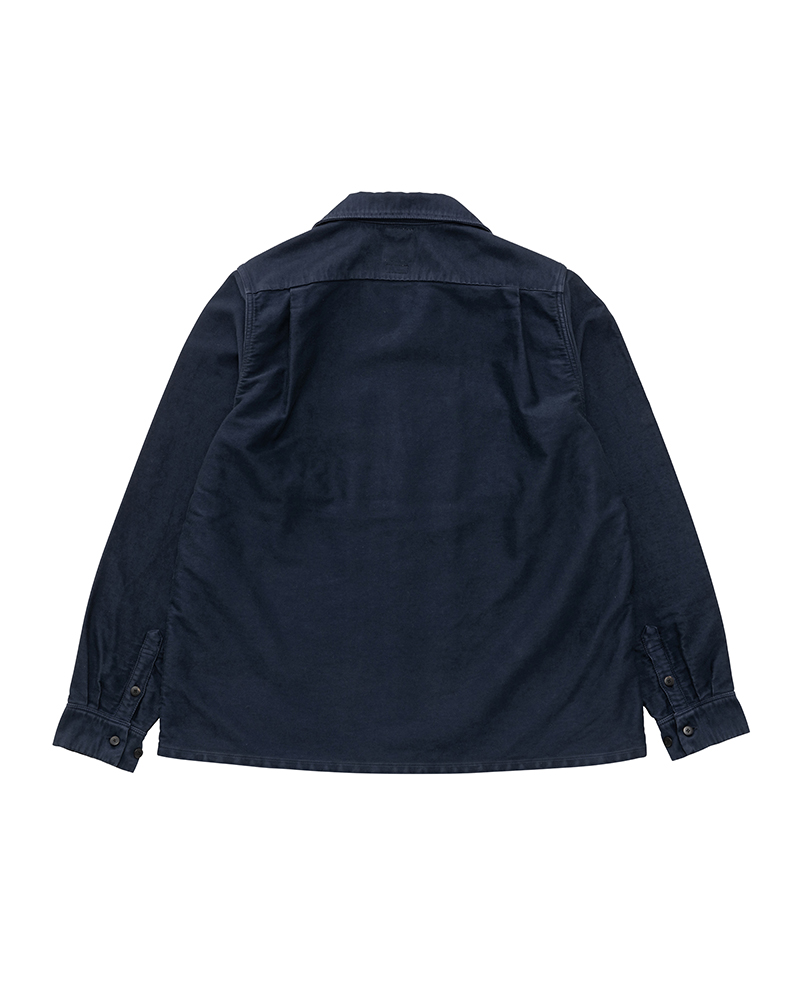 KEESEY G.S. SHIRT L/S MOLESKIN NAVY 1