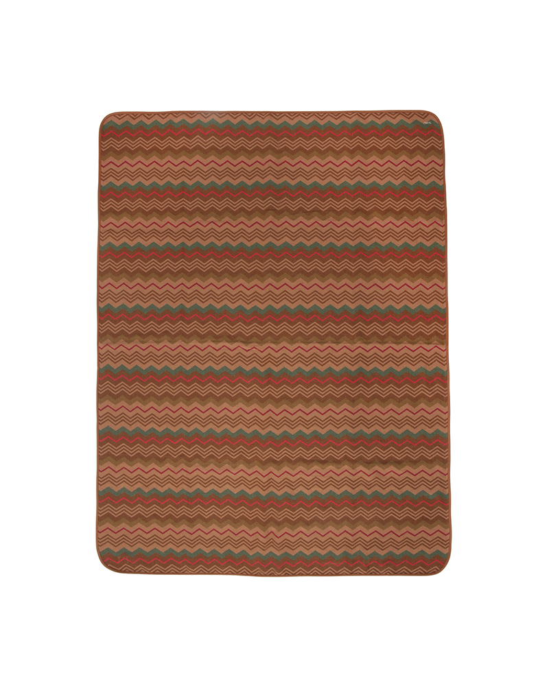 BLANKET JACQAURD BROWN -