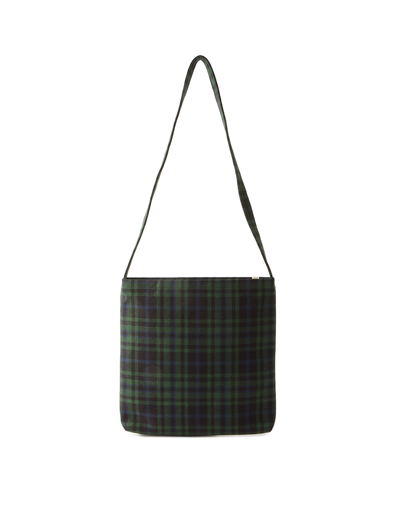 RECORD BAG BUFFALO CHECK GREEN -