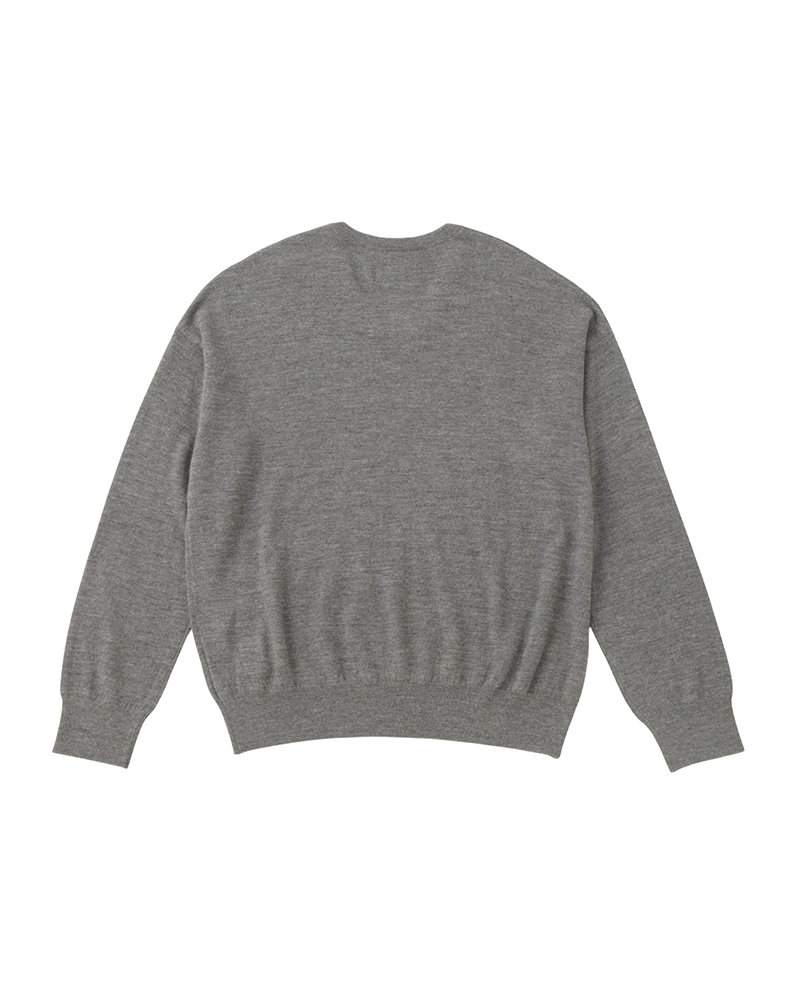 SELMER V-NECK KNIT GREY 1