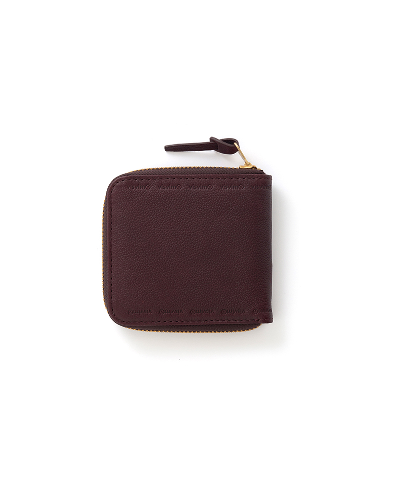 LEATHER BI-FOLD (KNGR) BURGUNDY -