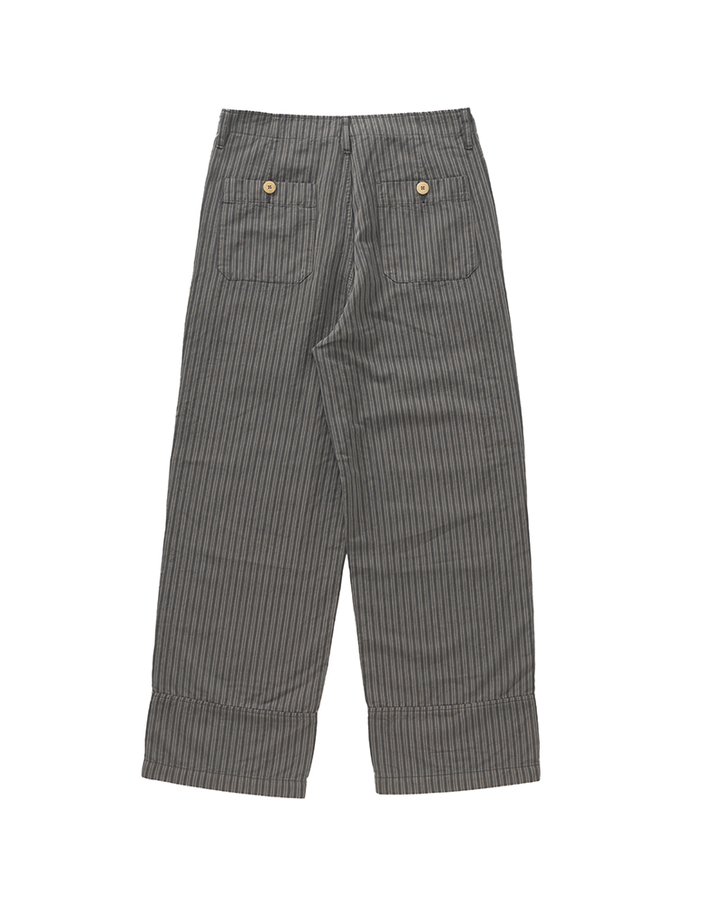 EX WIDE CHINO PANTS STRIPE BEIGE 1