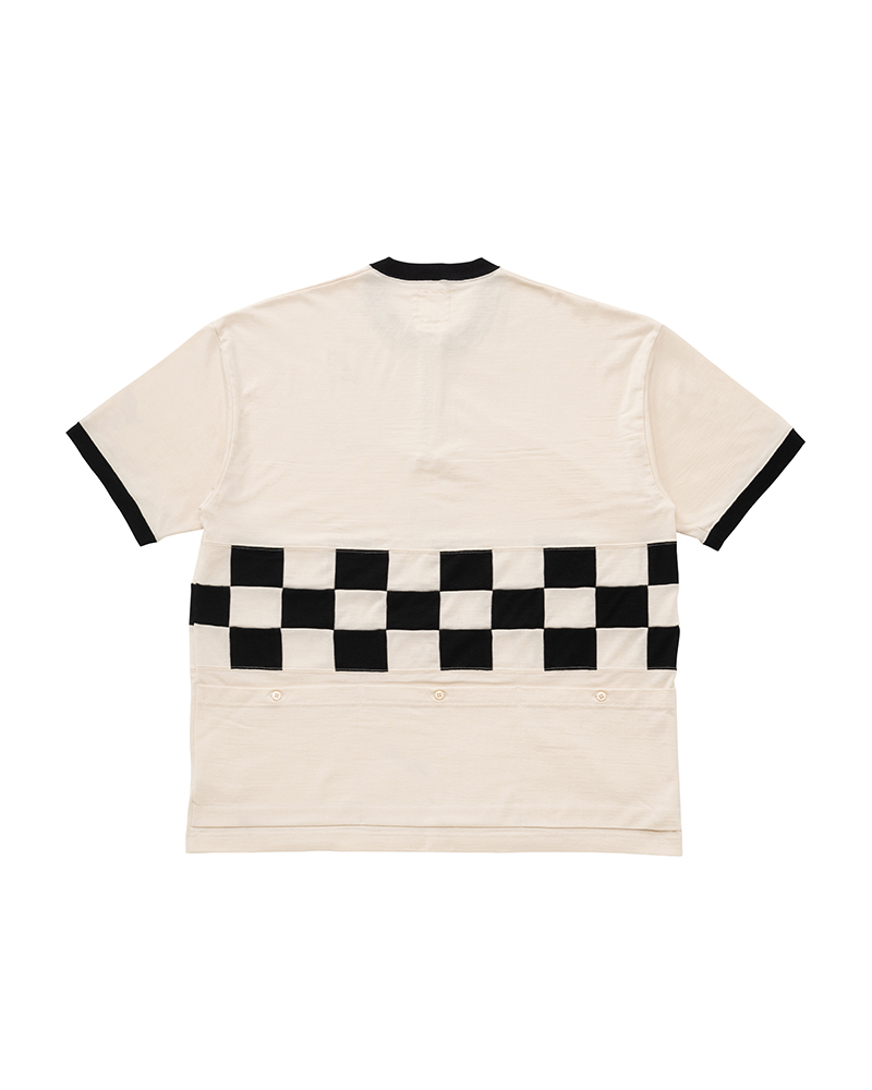 MERCKX CB ZIP P.O. S/S (SUPERFINE) OFF WHITE 1