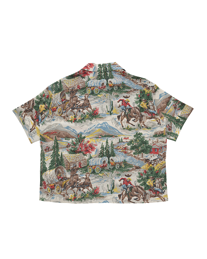 CROSBY SHIRT S/S (WASHI CHIRIMEN) official Japan store image 2