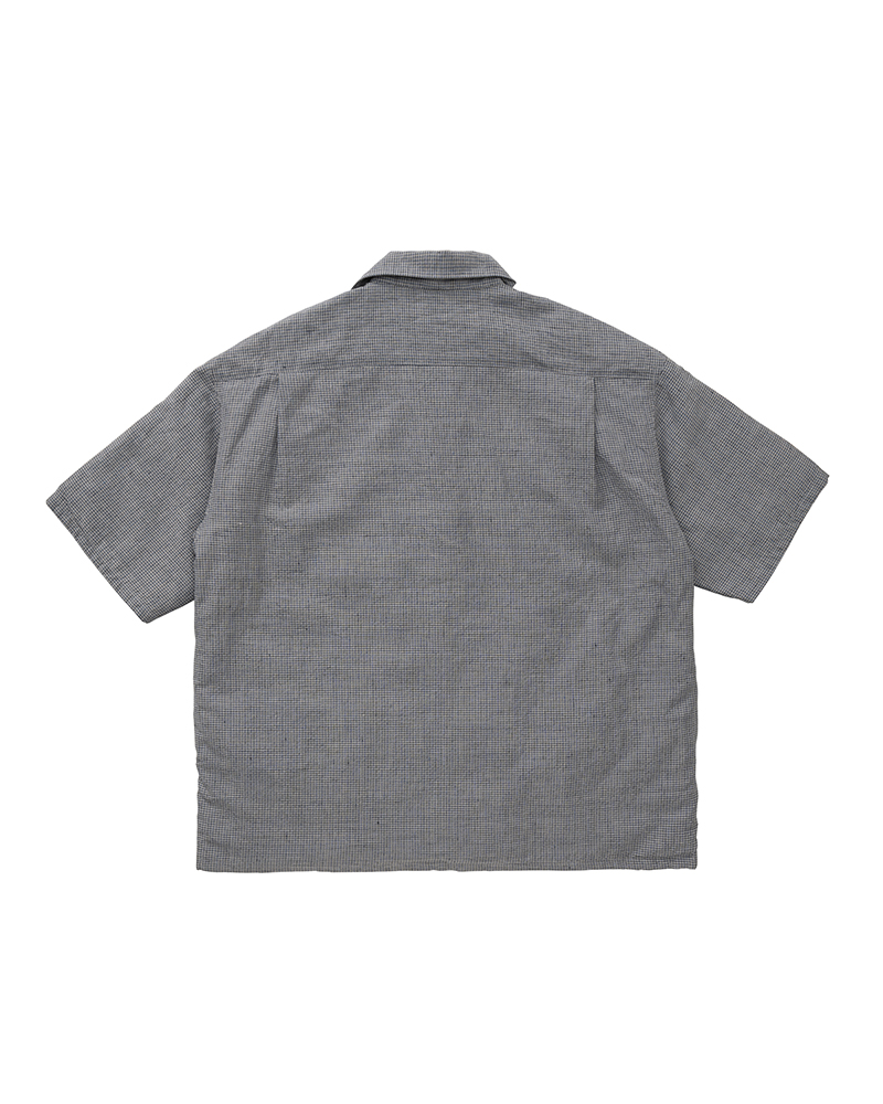 WALLIS DOWN SHIRT S/S SANTOME GREY 1