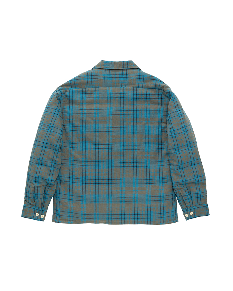 KEESEY CHECK DOWN JKT BLUE 1
