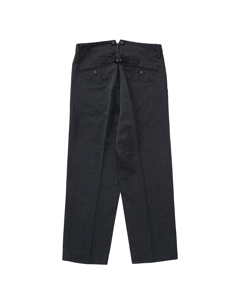 PASTORAL HW SLACKS PINSTRIPE BLACK 1