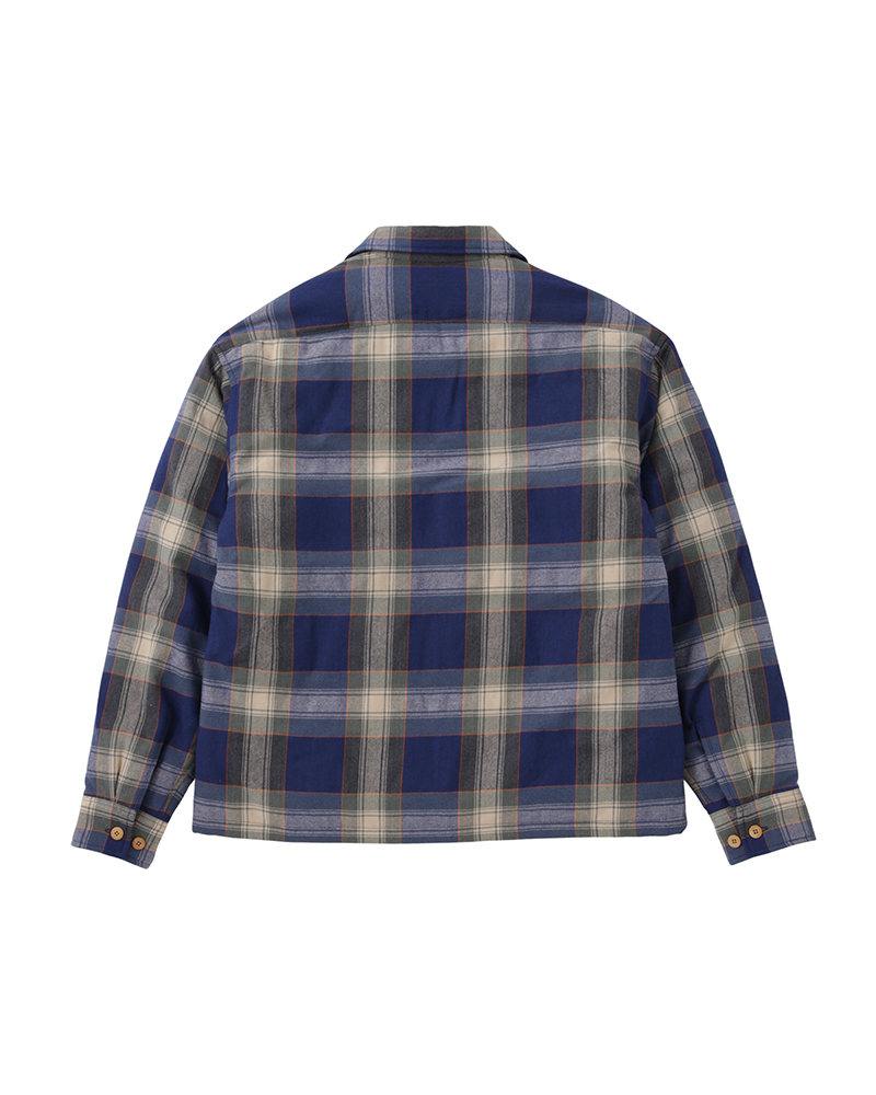 KEESEY CHECK DOWN JKT BLUE 1