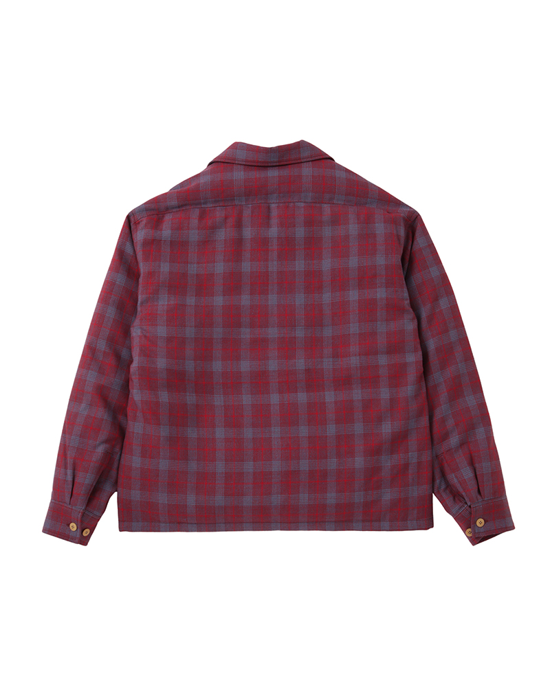 KEESEY CHECK DOWN JKT RED 1