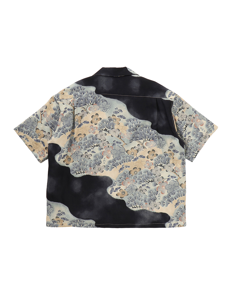 WALLIS SHIRT S/S JACQUARD (MAWATA) BLACK 1