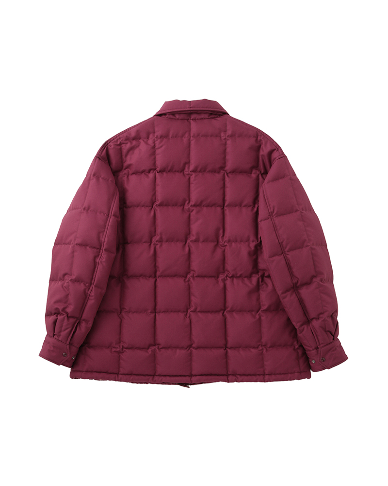 COACH DOWN QUILTED JKT BURGUNDY 1