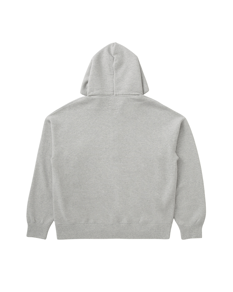 JUMBO SB HOODIE F.Z. (FINE WOOL) GREY 1