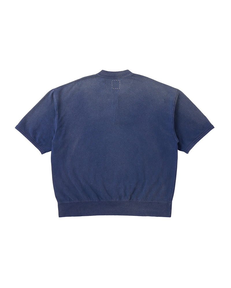 MONDO HENLEY ZIP S/S CRASH NAVY 1