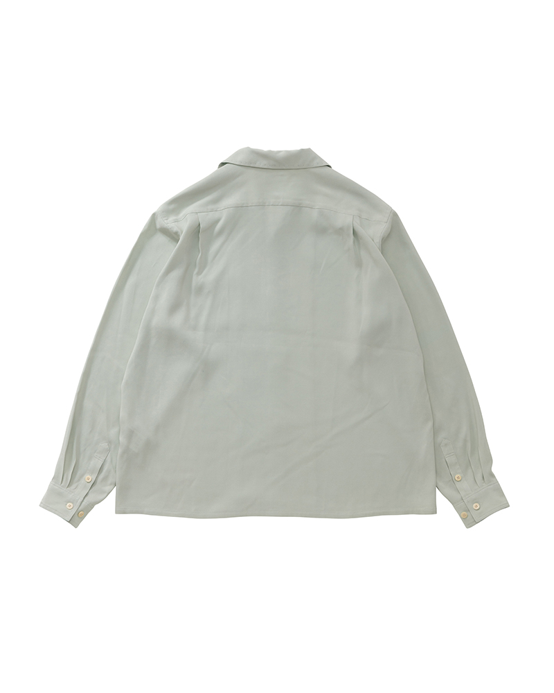 KEESEY SHIRT L/S PL.GREEN 1