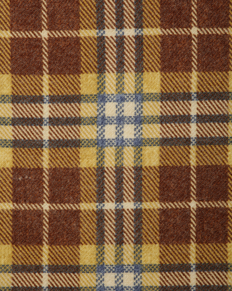 CARROW SHIRT CHECK L/S BROWN 1