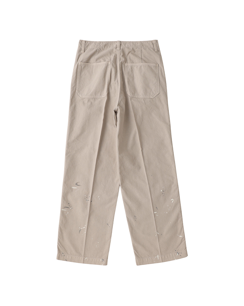 SURVEY PANTS DMGD IVORY 1