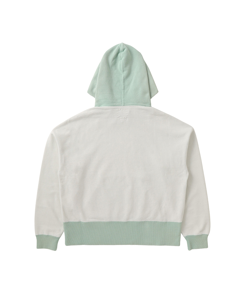 FELLOW HOODIE P.O. 2-TONE CRASH LT.GREEN 1