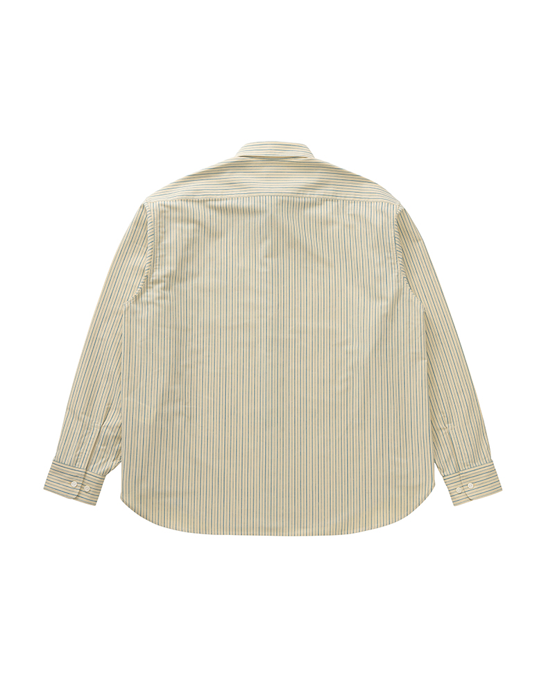 BEILER OX SHIRT L/S YELLOW STRIPE 1