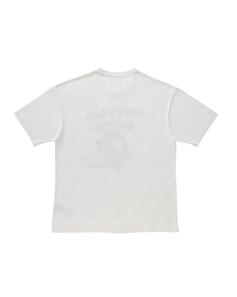 JUMBO TEE S/S BTL DMGD WHITE 1