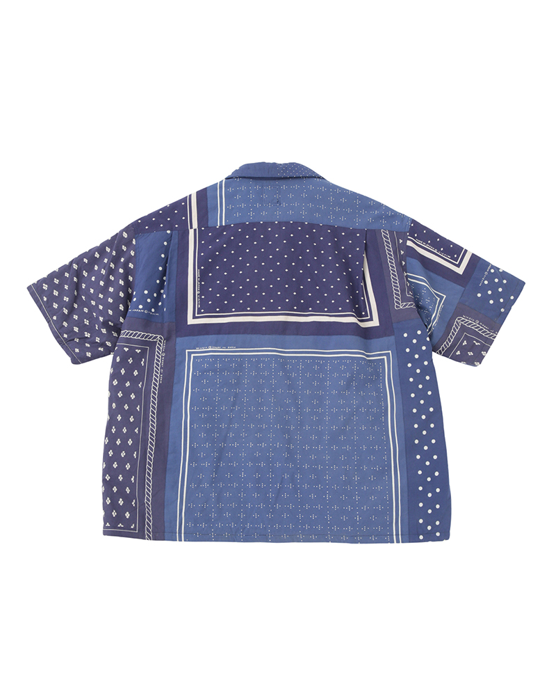 WALLIS DOWN SHIRT S/S (C/SI) NAVY 1
