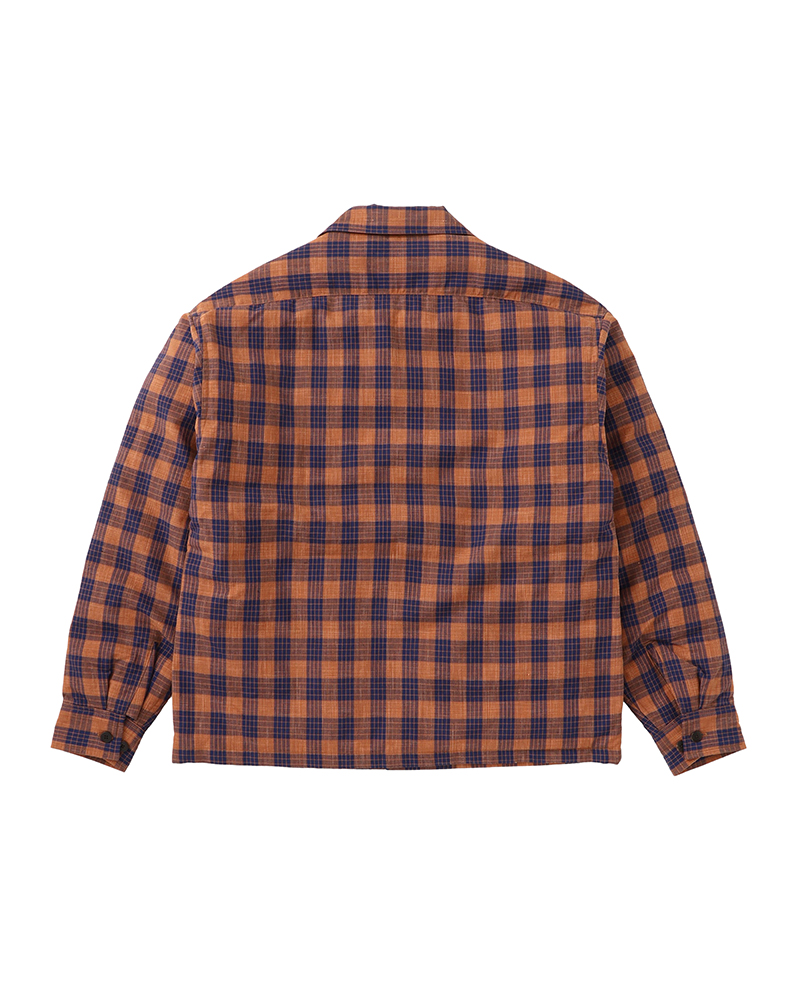 KEESEY CHECK DOWN JKT ORANGE 1