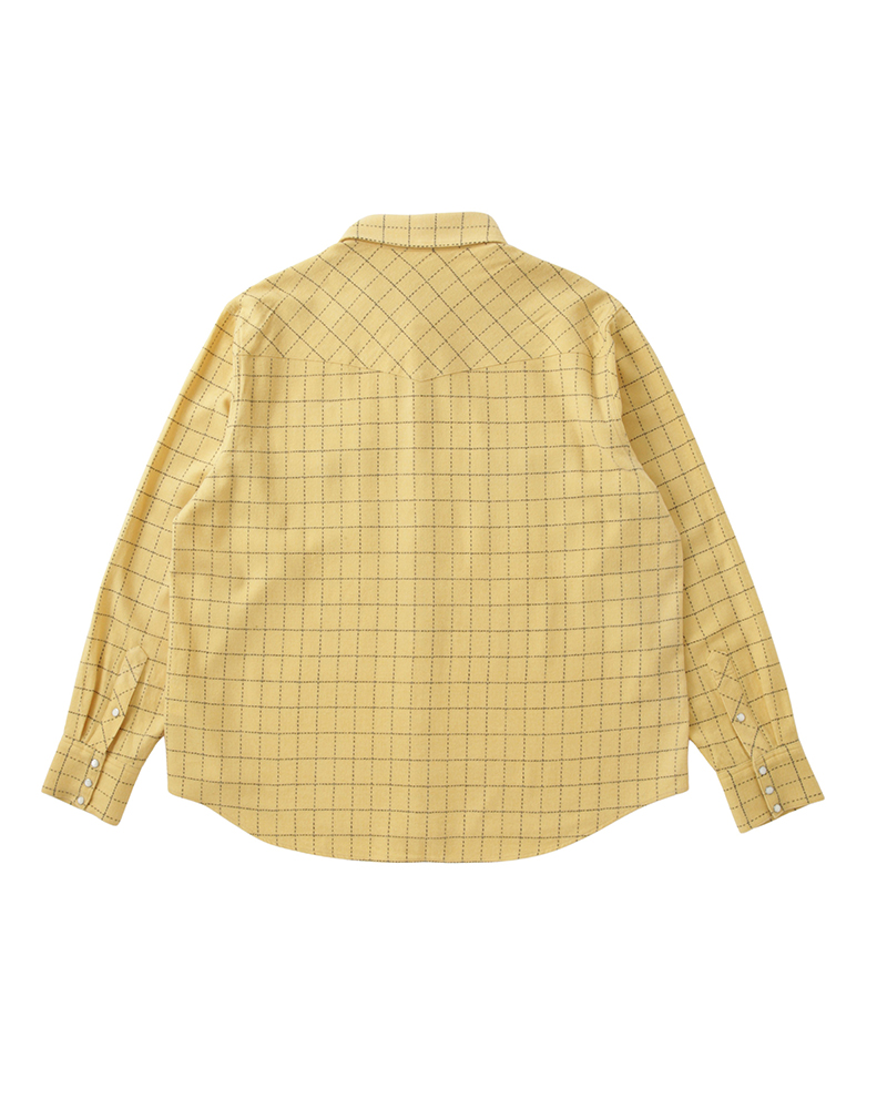 FOUR CORNERS CHECK L/S YELLOW 1