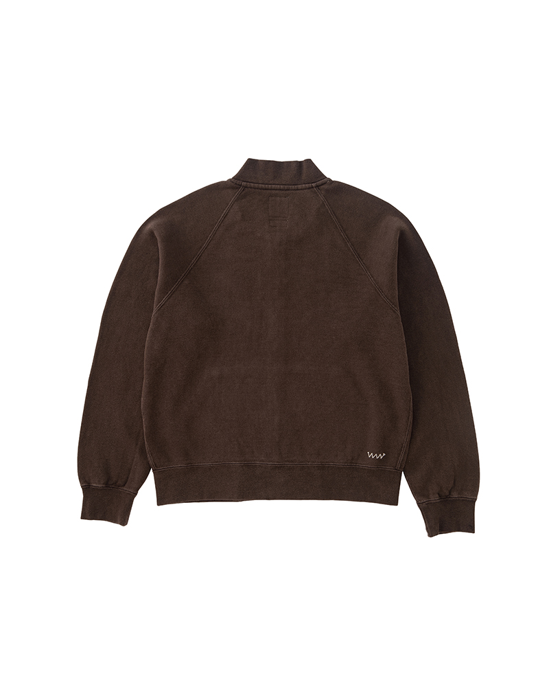 RAGLAN BLOUSON F.Z. (N.D.) W DK.MUD 0