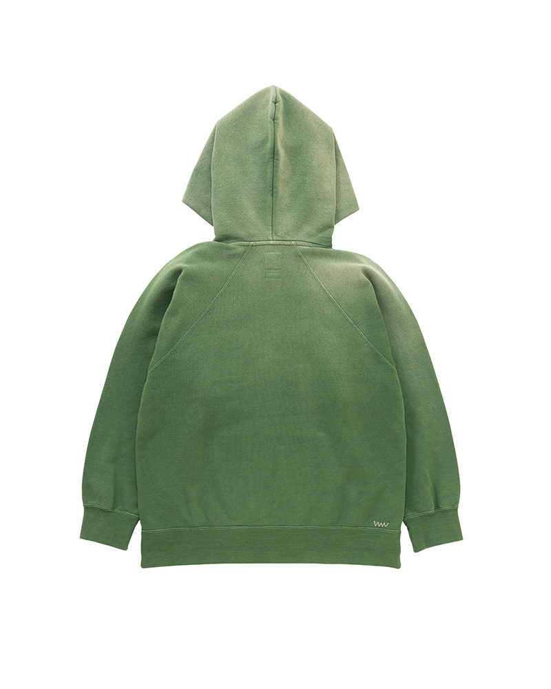 RAGLAN HOODIE P.O. CRASH W GREEN 0