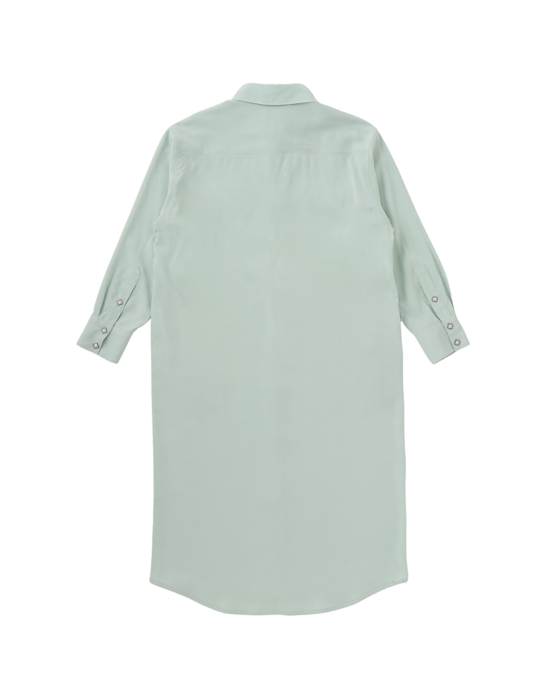 RUST BELT DRESS L/S W LT.GREEN 00
