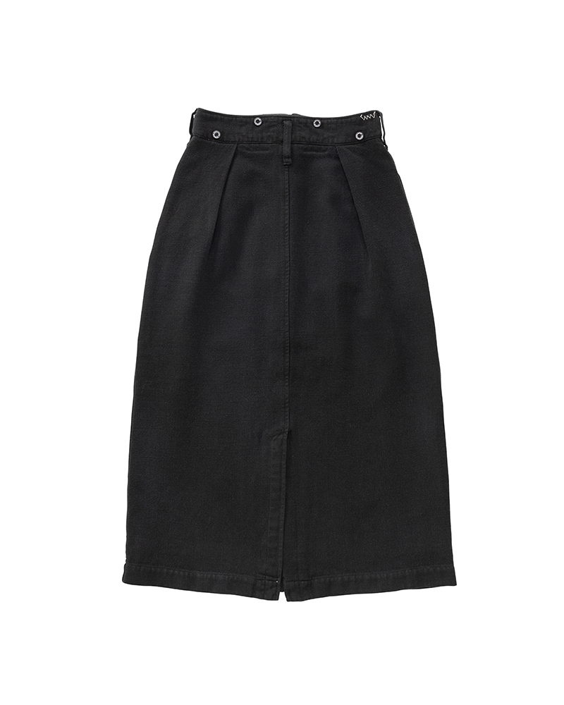 WORK SKIRT DMGD W BLACK 00
