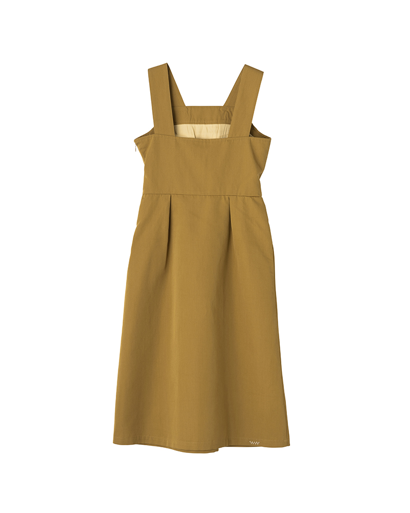 VESPER DRESS W LT.BROWN 00
