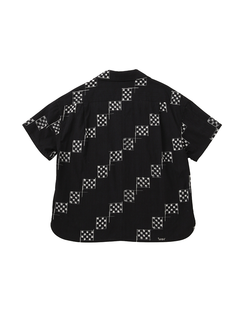 JULIE O.C. SHIRT S/S KASURI W BLACK 0