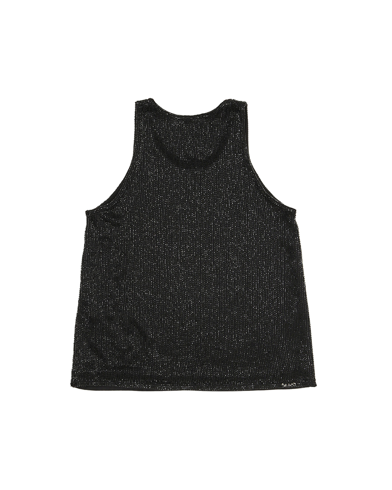 BEADS TANK TOP W BLACK 0