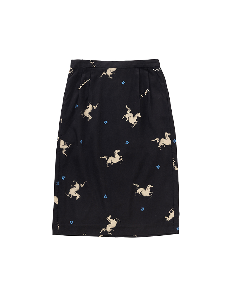 B.D. SKIRT W BLACK 00