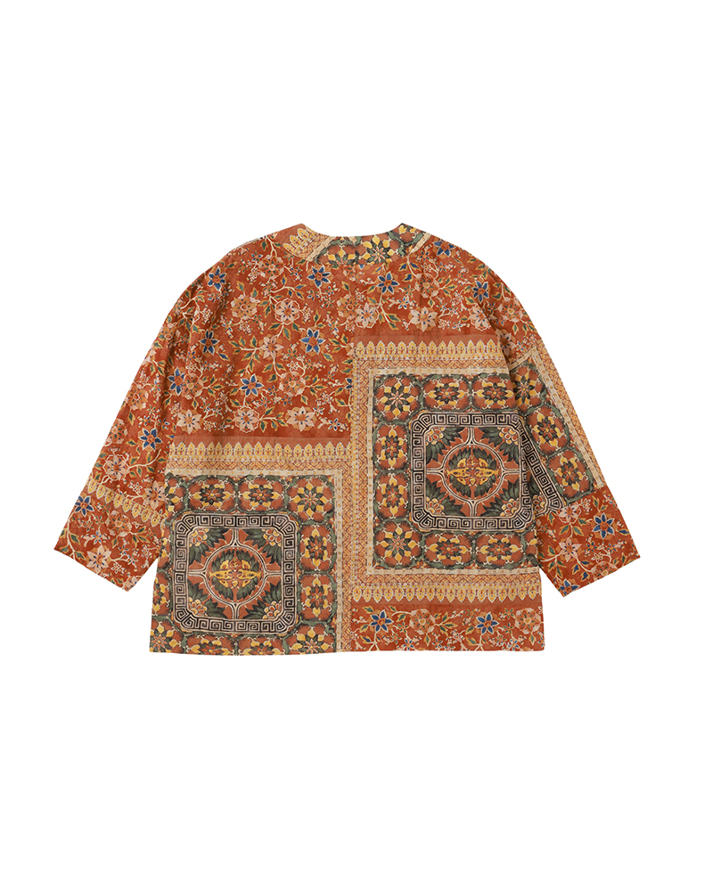 AUGUSTINE TUNIC KHADI BANDANA P.W. W BROWN 0