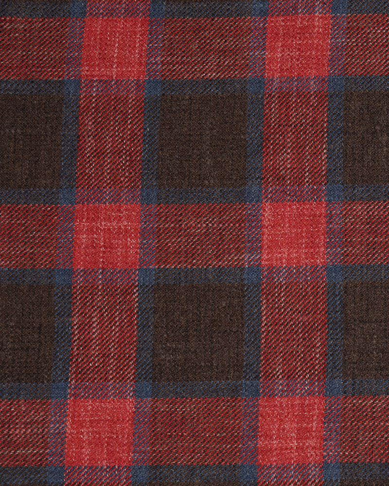 BLANKET CHECK RED -