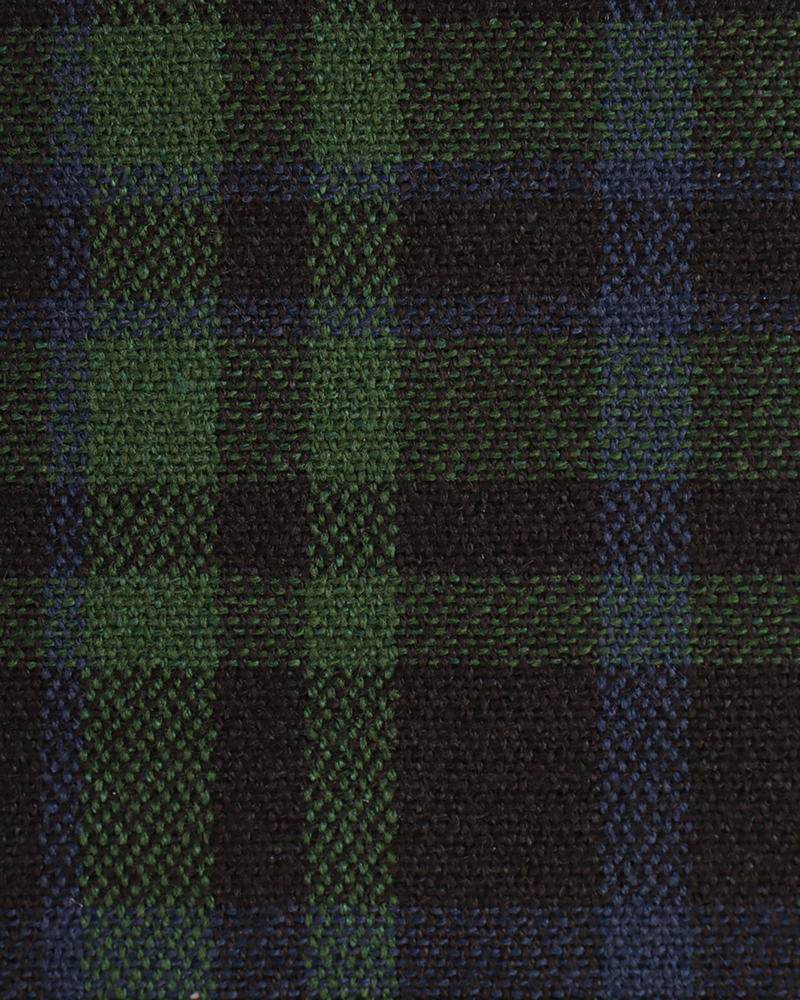 TRAVEL POUCH BUFFALO CHECK GREEN -