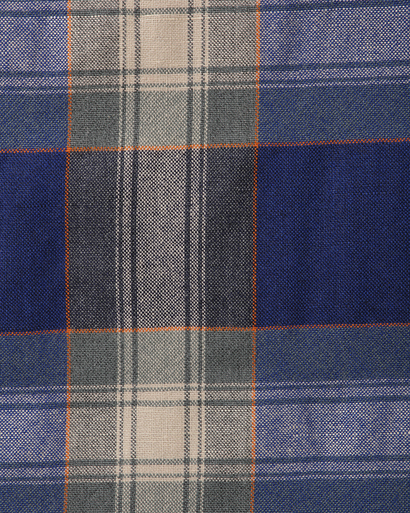 KEESEY CHECK DOWN JKT BLUE 1