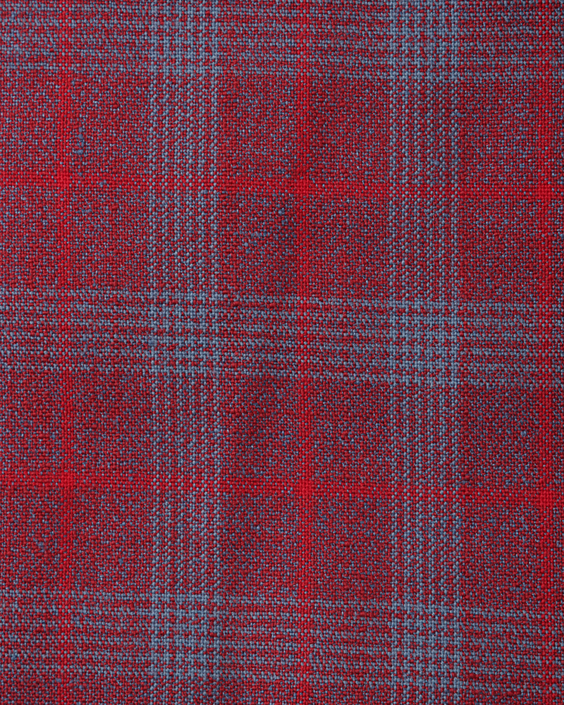 KEESEY CHECK DOWN JKT RED 1
