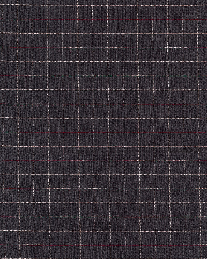 WALKER SLACKS SANTOME CHECK BLACK 1