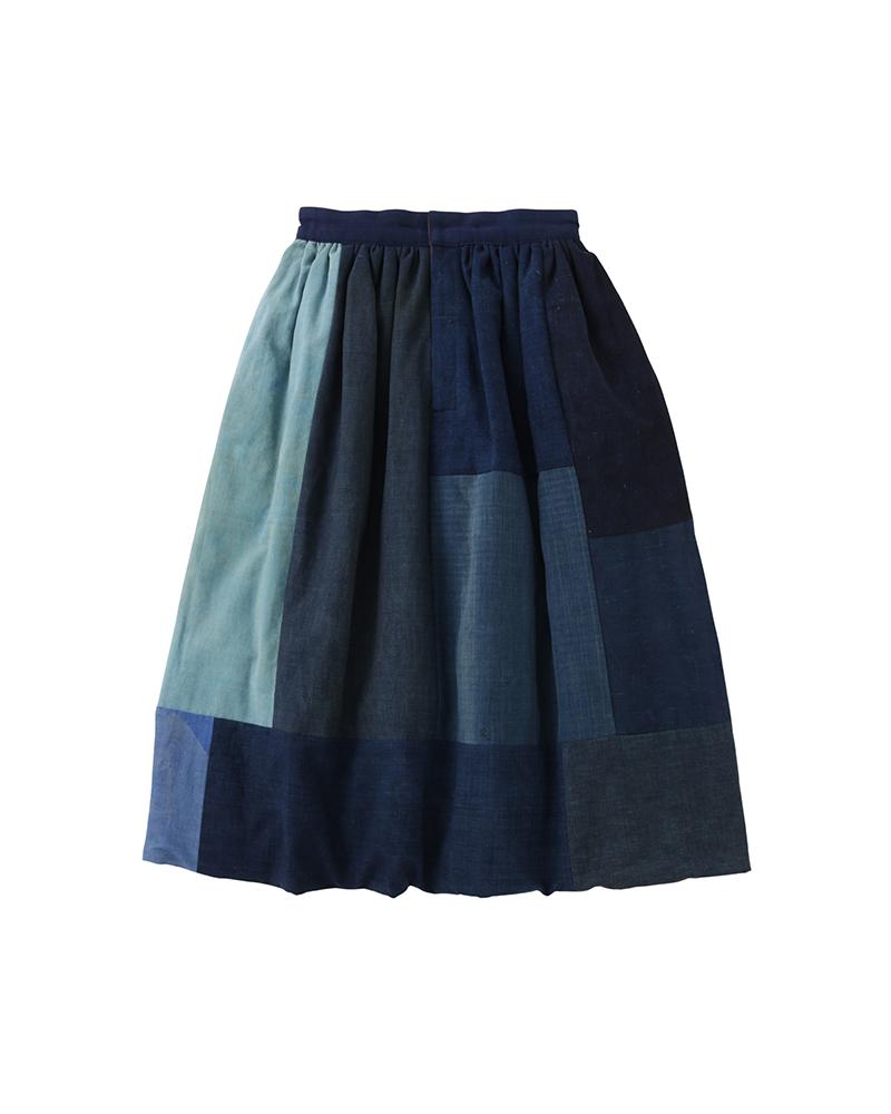 ELEVATION CHECK DOWN SKIRT W RED 00
