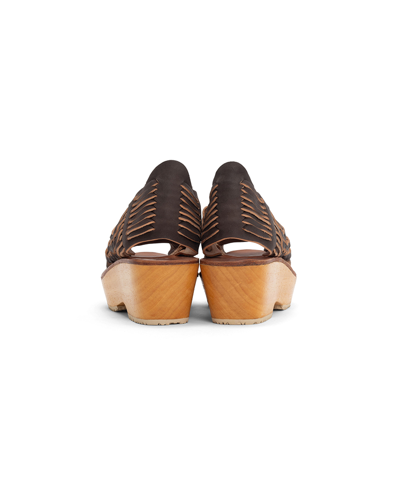 LILA SANDAL-FOLK W DK.BROWN W6