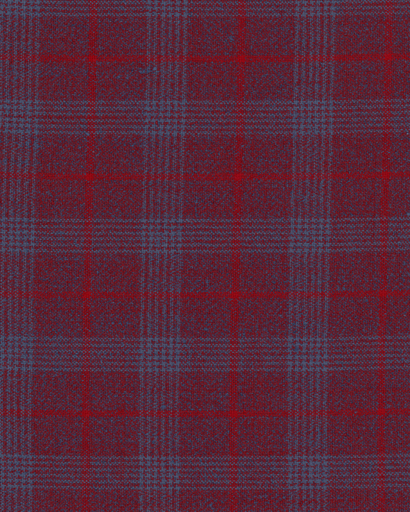 ELEVATION CHECK DOWN SKIRT W RED 00