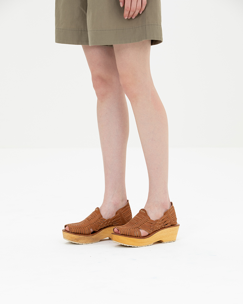 LILA SANDAL-FOLK W BROWN W6